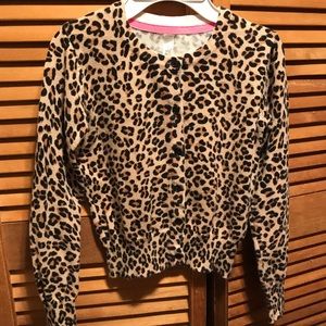 Cherokee Leopard Print Cardigan